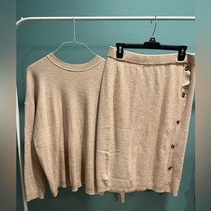 Two piece Sweater and Skirt by Polygram from Henly - Size LARGE